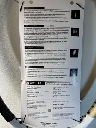 Raqueta Babolat Pure Drive Team