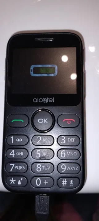 Teléfono Móvil Alcatel Negro