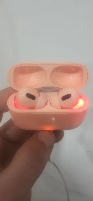 Auriculares Bluetooth Rosa con Luces LED