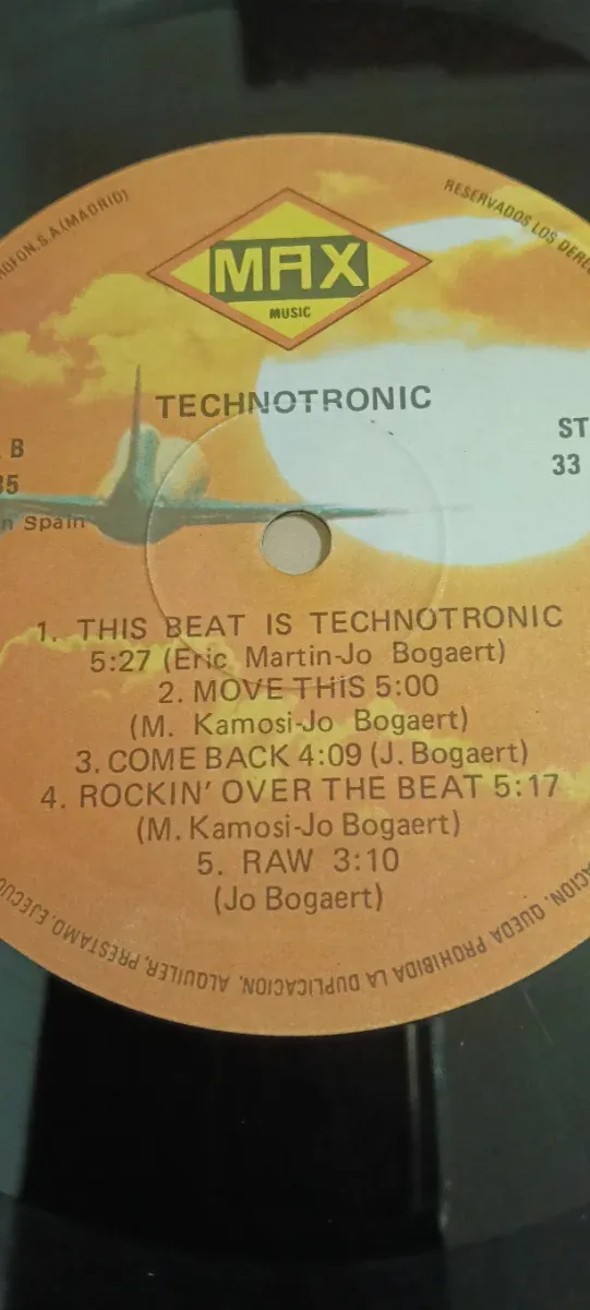 Vinilo Technotronic - Pump Up The Jam