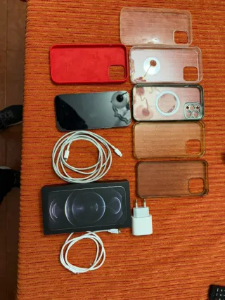 iPhone 12 Pro Max Negro/Plateado