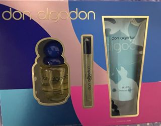 Pack Don Algodón Mujer, Perfume 100ml +Mini + Gel