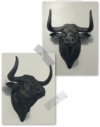 Cabeza de Toro Decorativa 4-6cm