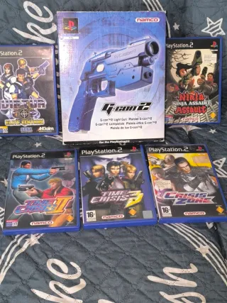PlayStation 2: Trilogía Time Crisis + G-Con2