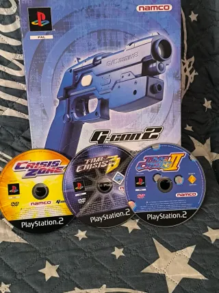 PlayStation 2: Trilogía Time Crisis + G-Con2