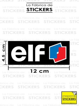 Pegatina de vinilo ELF