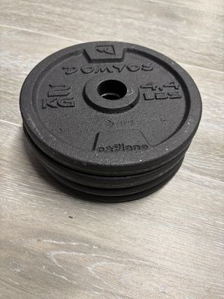 4 discos de pesa 2kg