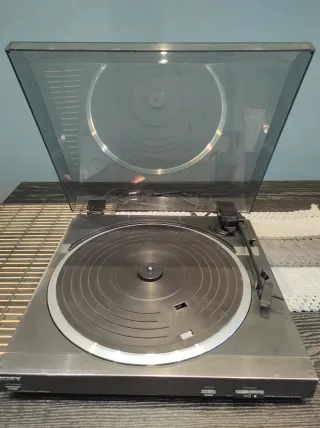 Tocadiscos Sony Negro/Plata