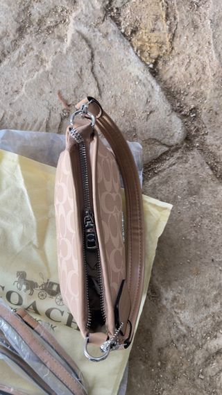 Bolsa Coach Beige y Negra