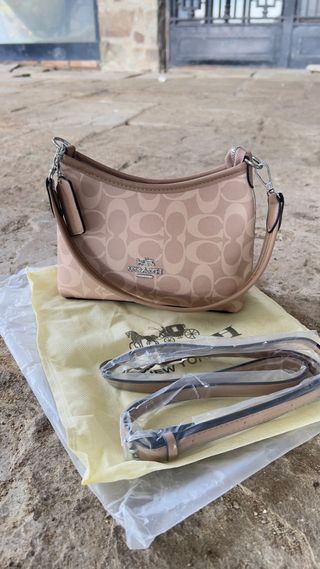 Bolsa Coach Beige y Negra