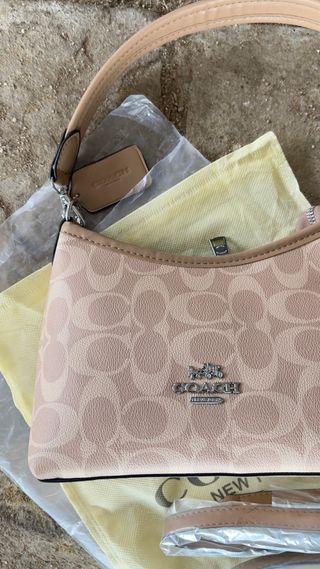 Bolsa Coach Beige y Negra