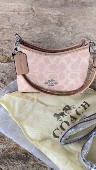 Bolsa Coach Beige y Negra