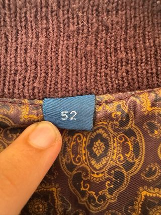 Cardigan Lana/Ante Vintage 70s Campus