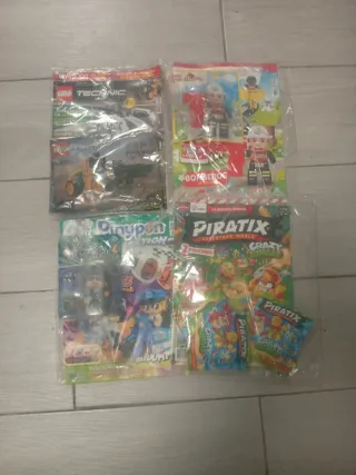 Lote LEGO Technic, Duplo, Piratix y Pinypon