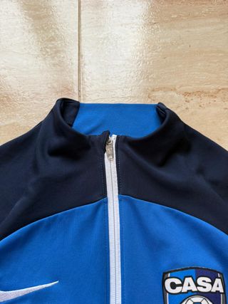 Nike TrackJacket CASA Soccer Blue Vintage Size M