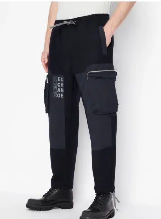 Pantalón Armani Exchange Negro Cargo