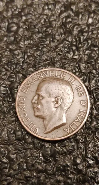 Italia Moneda de 10 Céntesimos del año 1927