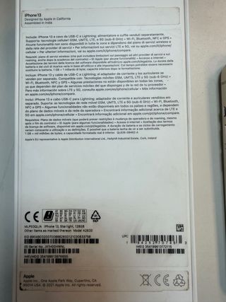 iPhone 13 128GB Blanco - Batería 100%