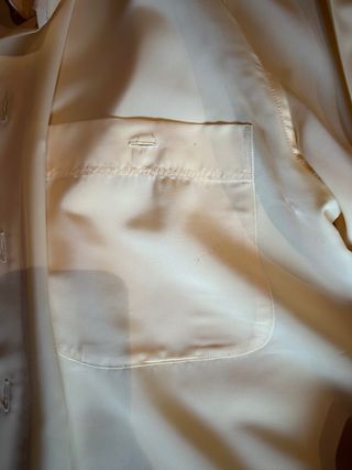 Camisa Vintage Hombre Renzo Amarilla Talla M/40