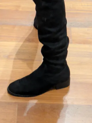 Stivali alti neri Tata