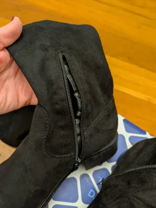 Stivali alti neri Tata