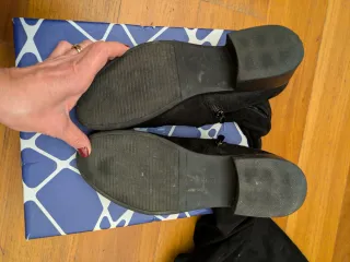 Stivali alti neri Tata