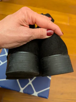 Stivali alti neri Tata