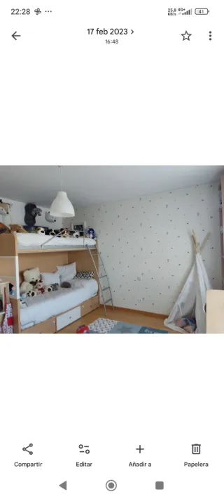 Litera de madera muy buena calidad + escritorio