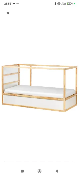 Litera madera y blanca