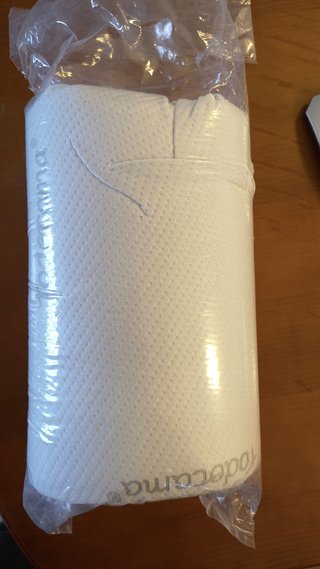 Todocama - Almohada viscoelástica, 80 cm núcleo Compacto. Doble Funda con Cremallera. Tejido Aloe Vera. Termorregulable adaptabi