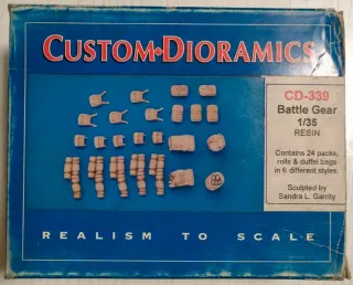 Custom Dioramics CD-339 Battle Gear 1/35 Resin