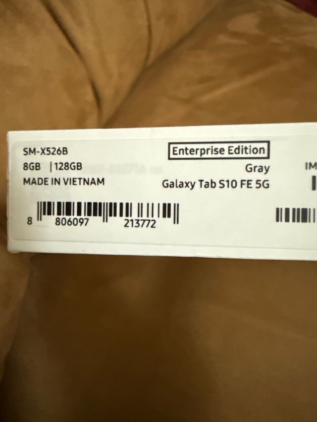 Samsung Galaxy Tab S10 FE 5G sigillata