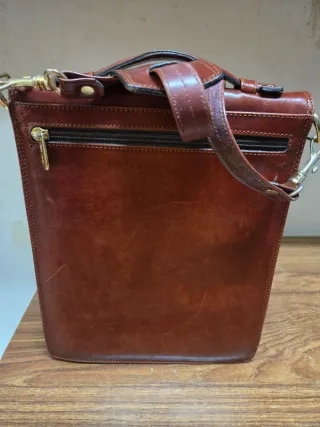 Bolso bandolera cuero Pierre Cardin