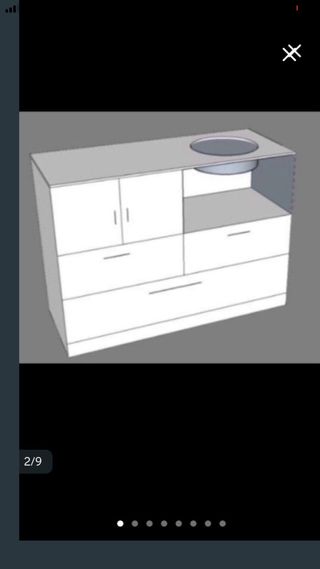 Armario auxiliar / baño / lavandería