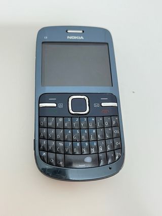 Teléfono Móvil Nokia C3 Azul/Gris