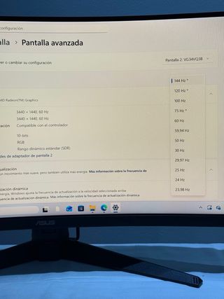 Monitor ASUS TUF GAMING 34” WQHD 180Hz