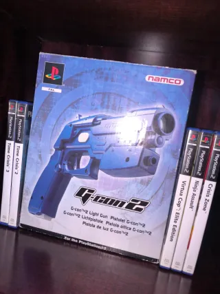 Pack G-con 2 + Juegos PS2