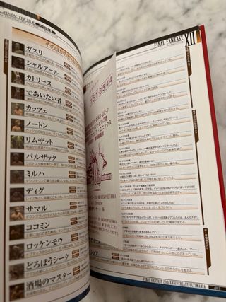 Guide Final Fantasy 20 Anniversary Ultimania JP