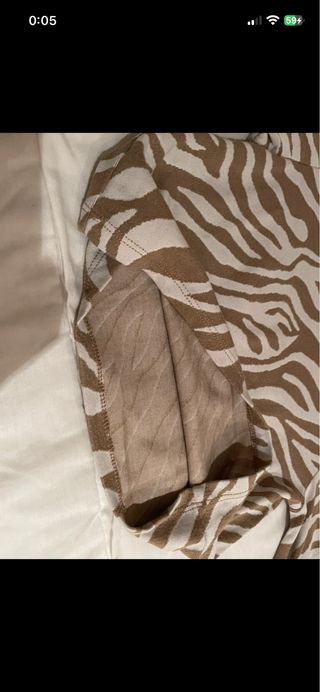 Jersey estampado cebra Stradivarius Talla S