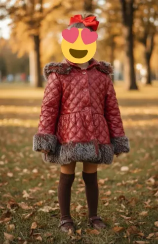 Precioso Abrigo Miranda Talla 4 años impecable ❤️