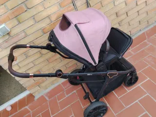 Carrito bebé niña rosa