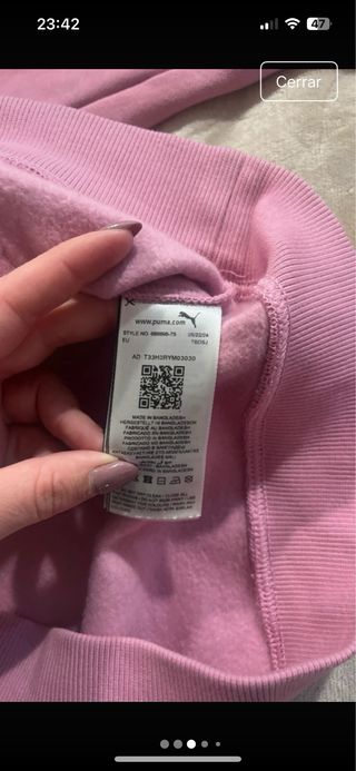 Conjunto Chándal Puma Rosa