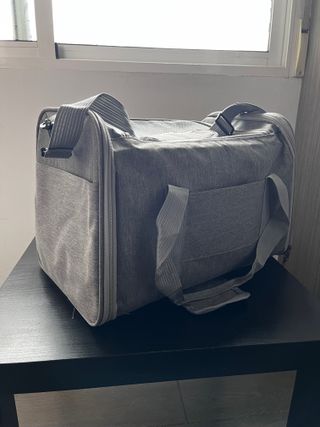 Transportín Perro Gato Conejo Gris