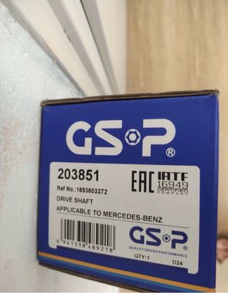 Árbol de transmisión GSP Mercedes W245