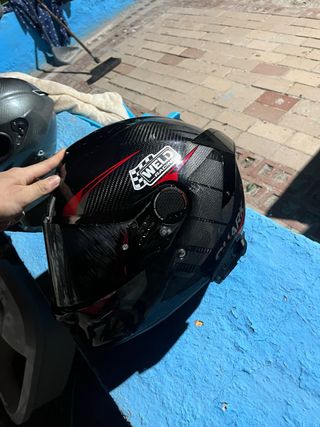 Casco de moto Shark carbono