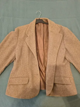 Casaco/Blazer em tom Bege/Camel - Como Novo