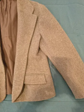 Casaco/Blazer em tom Bege/Camel - Como Novo