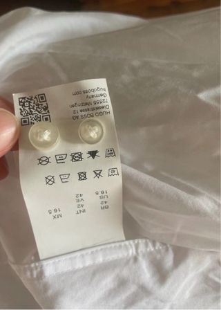 Camicia Hugo Boss bianca tg 42