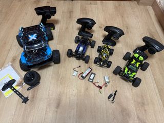 Lote 3 RC 3 Overmax y 1 himoto spino para reparar!