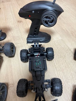 Lote 3 RC 3 Overmax y 1 himoto spino para reparar!